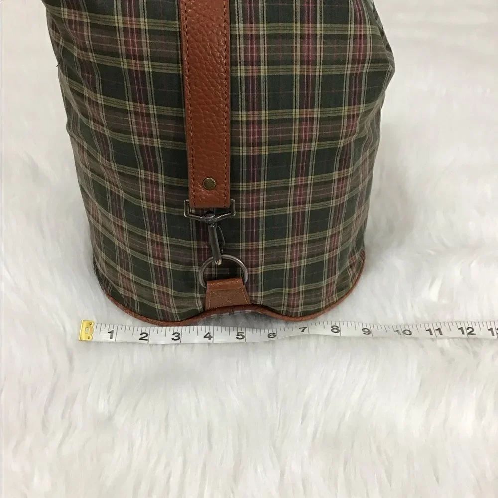 FOSSIL Checkered Print Shoulder/Duffle Bag - Picture 14 of 16